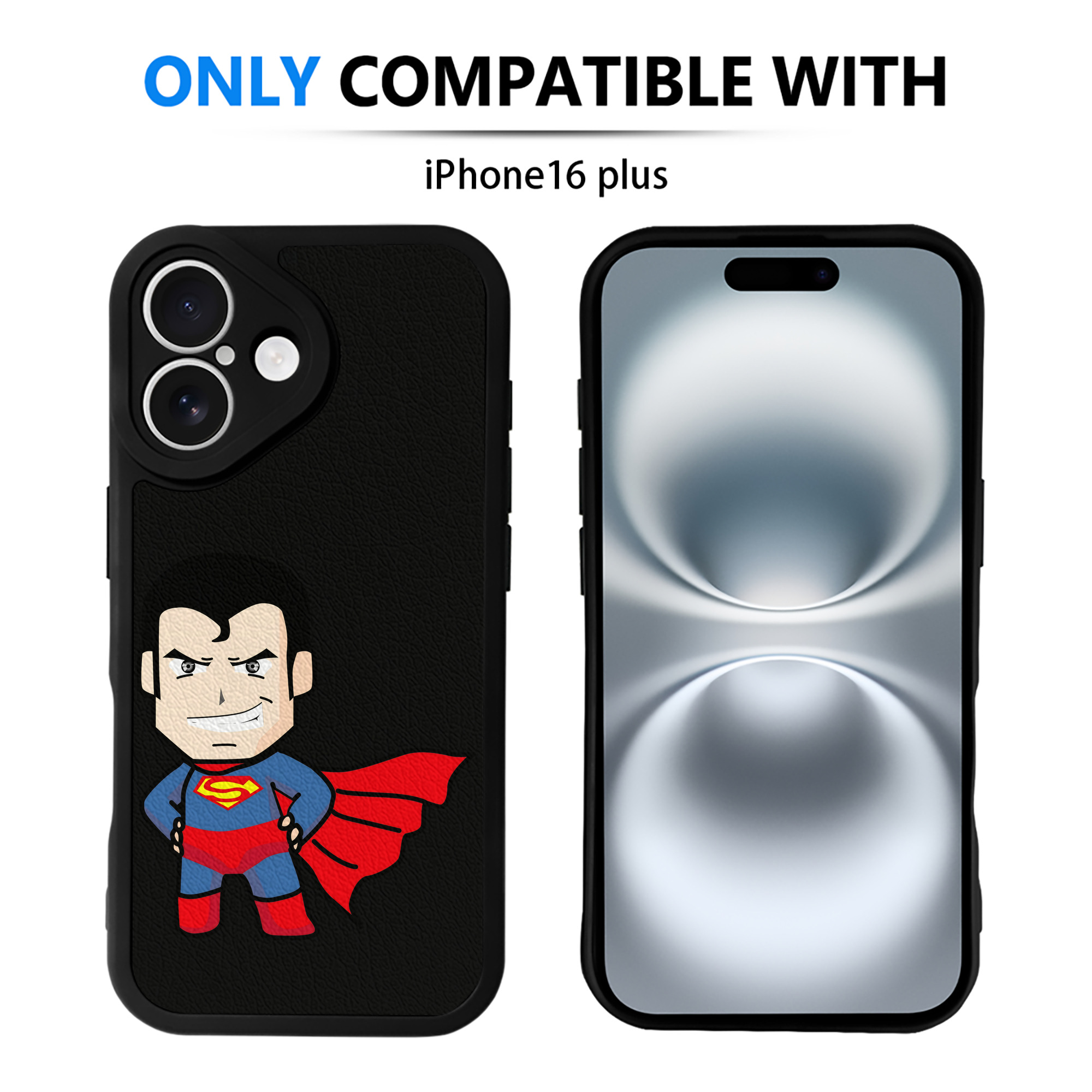 （画像用） アベンジャーズ The Avengers 【iPhone 16シリーズ対応】シリコンスマホケース（レザー調） 材質：シリコン